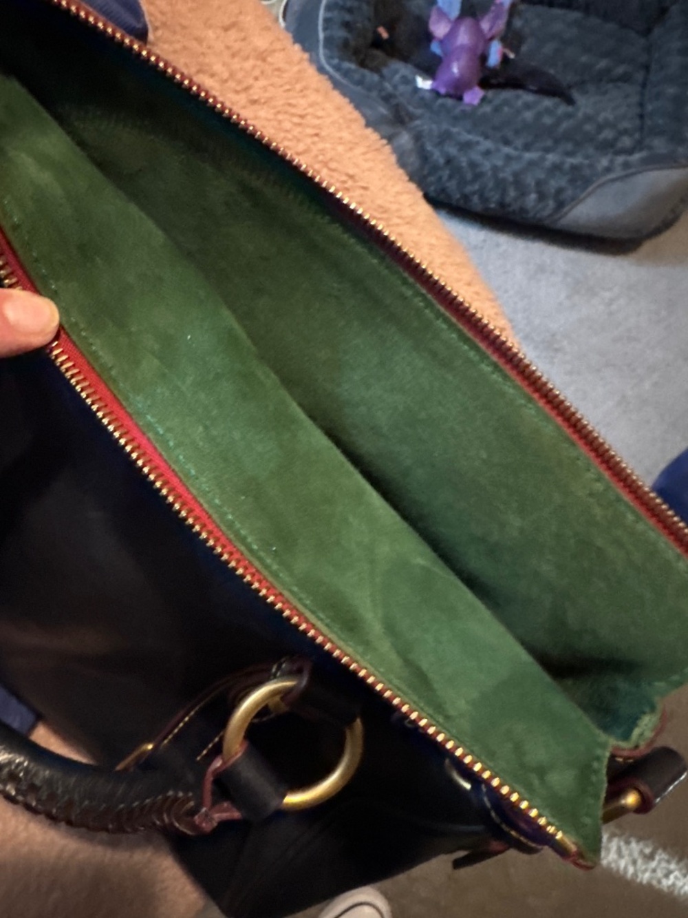 Dooney and Bourke Florentine Standard Navy satchel - Picture 6 of 6
